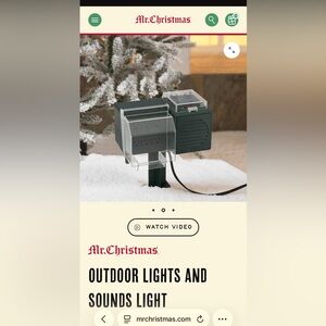 MR. CHRISTMAS OUTDOOR LIGHTS AND SOUNDS LIGHT CONTROLLER